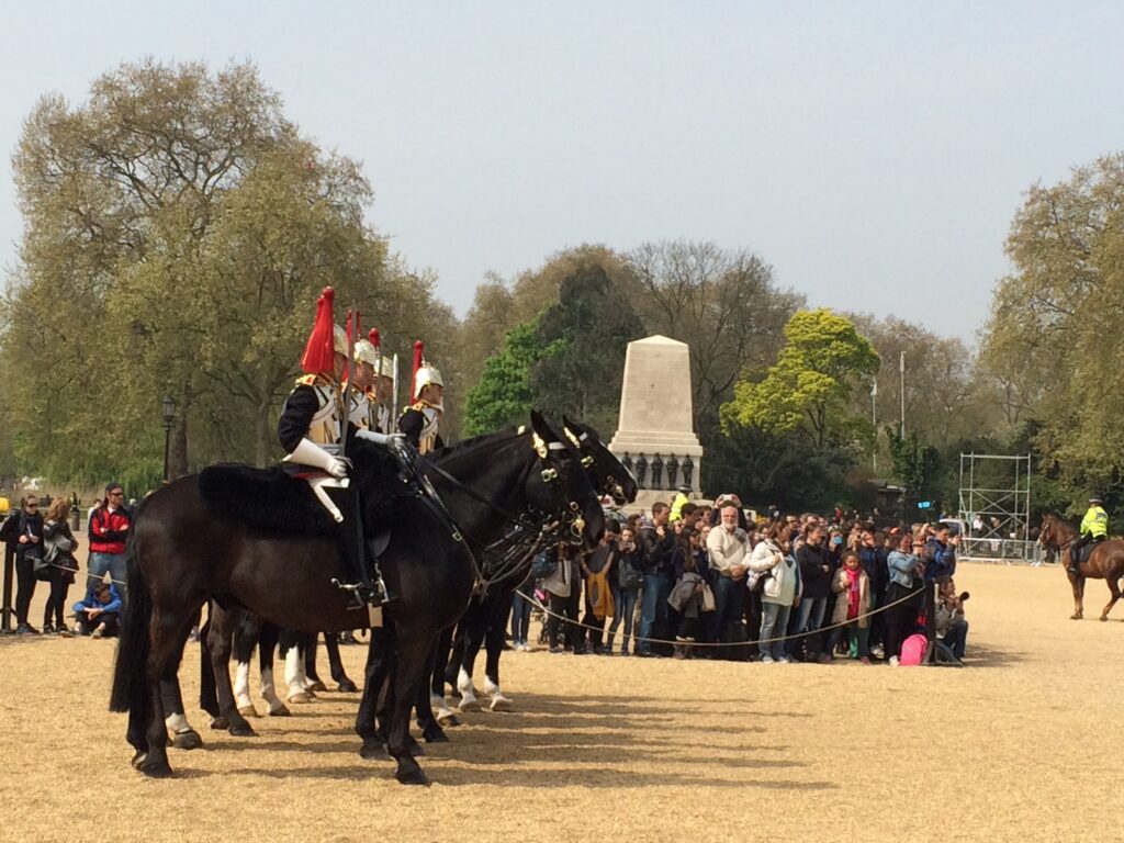 Spot the Royals Horse Guard Parade