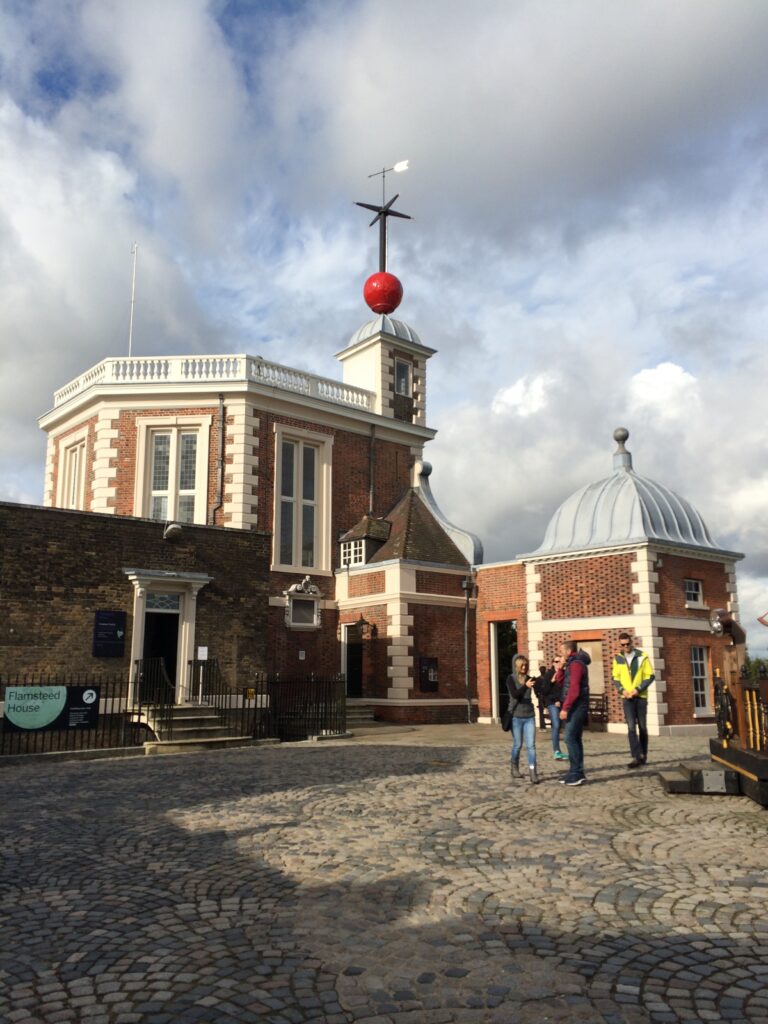 UK's Flower Show Royal Observatory Greenwich historic building with clock tower